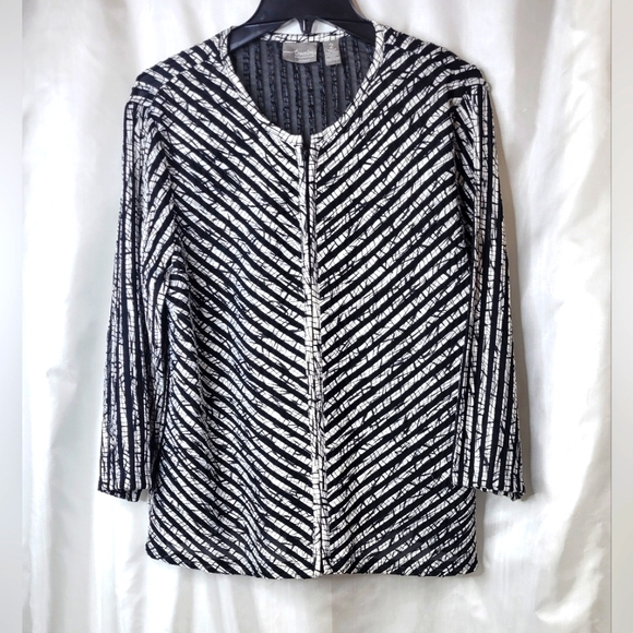 Chico's Travelers Collections zip up topper - Picture 1 of 5